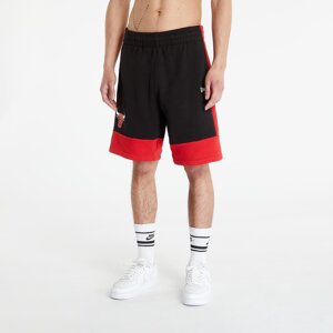 New Era Chicago Bulls NBA Colour Block Shorts Black/ Front Door Red