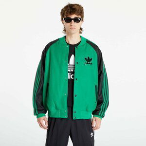 adidas Sustainability Varsity Bomber Jacket Green/ Black