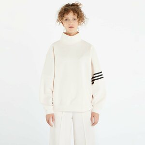 adidas Adicolor Oversized High Neck Sweatshirt Wonder White