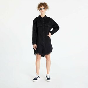 adidas Originals x KSENIASCHNAIDER Denim Shirt Dress Black Denim