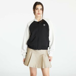 adidas Originals Adicolor Classics Trefoil Colleague Fleece Jacket Bomber Black