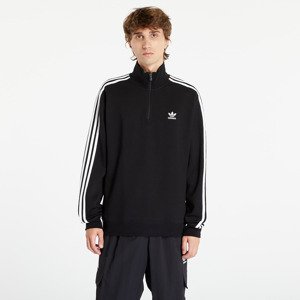 adidas Originals Adicolor 3-Stripe Half-Zip Crewneck Black/ White