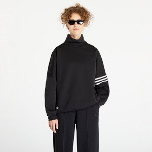 adidas Adicolor Oversized High Neck Sweatshirt Black