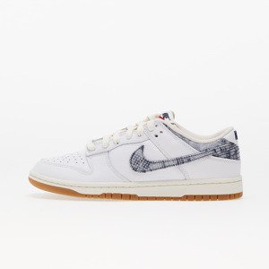 Nike Dunk Low White/ Midnight Navy-Gym Red-Sail