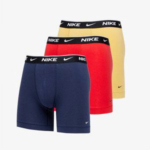 Nike Dri-FIT Everyday Cotton Stretch Boxer Brief 3-Pack Uni Red/ Wheat Gold/ Obsidian