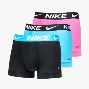 Nike Dri-FIT Essential Micro Trunk 3-Pack Blue Lightning/ Active Fuschia/ Black