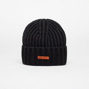 HERON PRESTON Rib Beanie Anthracite/ No Color