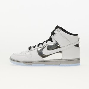 Nike W Dunk High SE White/ White - Mettalic Silver