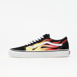 Vans Old Skool (Flame) Black/ Black/ True White