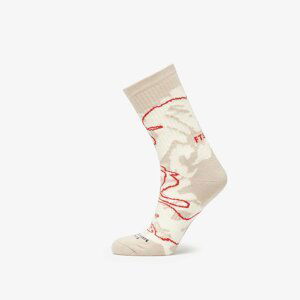 Footshop The More Basketball Socks Ecru/ Red