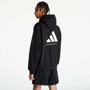 adidas Basketball One Fleece Hoodie UNISEX Black/ Talc