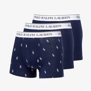 Ralph Lauren Stretch Cotton Classic Trunk 3-Pack Navy/ White