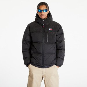 Tommy Jeans Cord Mix Alaska Puffer Jacket Black