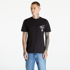 Tommy Jeans Classic Spray Signa Short Sleeve Tee Black