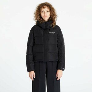 Calvin Klein Jeans Monologo Non Down Sherpa Jacket Black