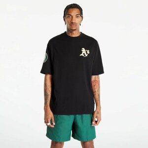 New Era Oakland Athletics Mlb Large Logo Oversized Tee Black