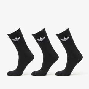 adidas Trefoil Cushion Crew Socks 3-Pack Black