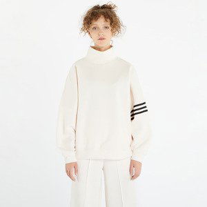 adidas Adicolor Oversized High Neck Sweatshirt Wonder White