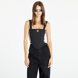 adidas Rib Corset Tank Top Black