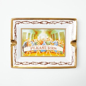 PLEASURES Supper Ceramic Tray White