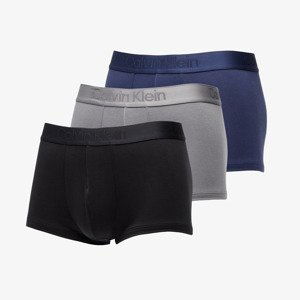 Calvin Klein Low Rise Trunk 3-Pack Black/ Blue Shadow/ Grey Sky