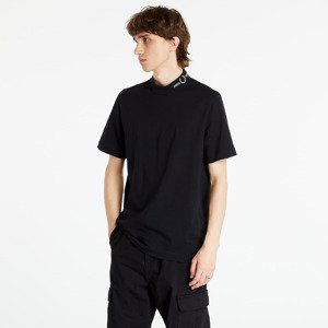 FRED PERRY Branded Collar T-Shirt Black