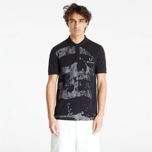 FRED PERRY x PLEASURES Skull Shirt Black