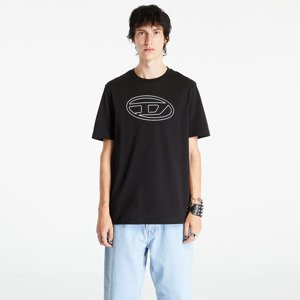 Diesel T-Just-Bigoval Short Sleeve T-Shirt Black