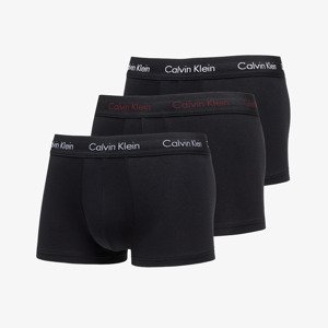 Calvin Klein Cotton Stretch Low Rise Trunk 3-Pack Black