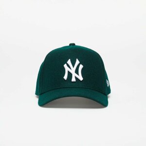 New Era New York Yankees Melton Wool A-Frame Trucker Cap Dark Green/ White