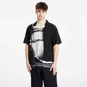 PLEASURES Heel Button Down Black