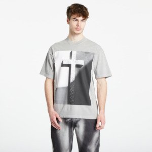 PLEASURES Cross T-Shirt Grey