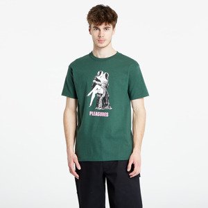 PLEASURES French Kiss T-Shirt Hunter Green