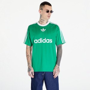 adidas Adicolor Poly Short Sleeve Tee Green/ White