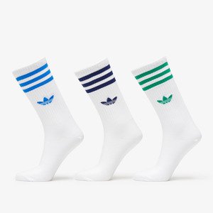 adidas High Crew Sock White/ Green/ Dark blue