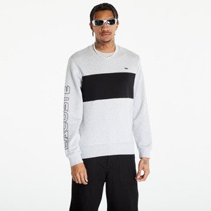 LACOSTE Men's Sweatshirt Silver Chine/ Black