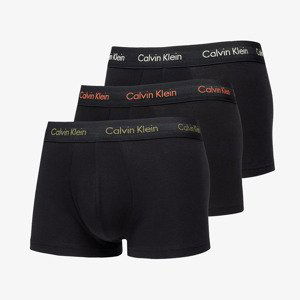 Calvin Klein Cotton Stretch Low Rise Trunk 3-Pack Black