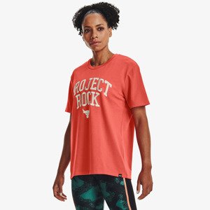 Under Armour Project Rock Heavyweight Campus T-Shirt Orange