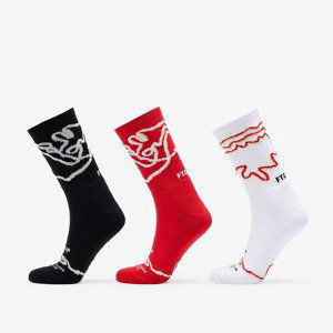 Footshop The Stripes Socks 3-Pack Multicolor