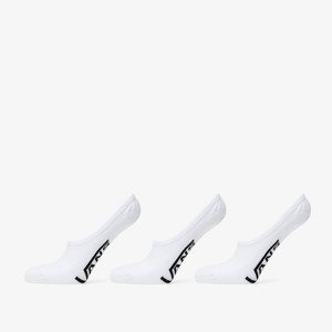 Vans Classic Super No Show Socks 3-Pack White