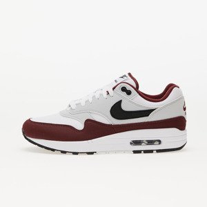 Nike Air Max 1 White/ Black-Dark Team Red-Pure Platinum