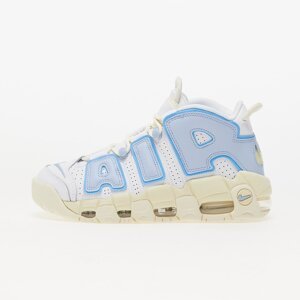 Nike W Air More Uptempo White/ Cobalt Bliss-Alabaster