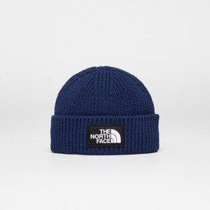 The North Face TNF Logo Box Cuffed Short Beanie Summit Navy