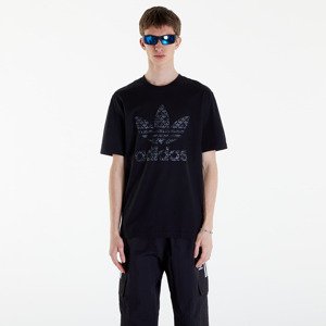 adidas Classic Monogram Graphic Tee Black/ Grey Five