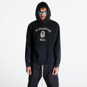 A BATHING APE A Bathing Ape Overdye Pullover Relaxed Fit Hoodie Black