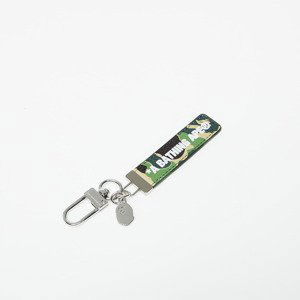 A BATHING APE ABC Camo Keychain Green