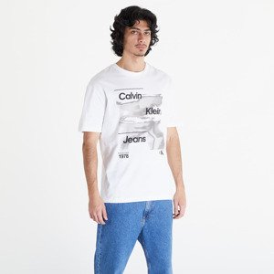 Calvin Klein Jeans Diffused Logo Short Sleeve Tee Bright White