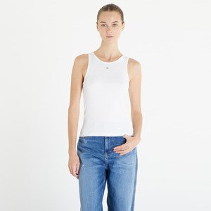 Tommy Jeans Essential Rib Tank White