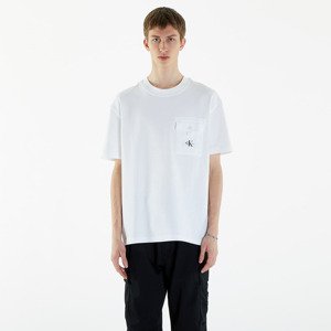 Calvin Klein Jeans Texture Pocket Short Sleeve T-Shirt Bright White