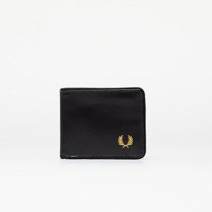 FRED PERRY Coated Polyester Billfold Wall Black/ Gold